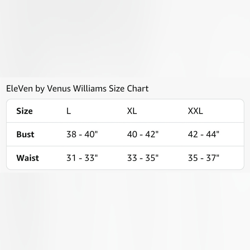 EleVen By Venus Williams White High Vibes Tank Top NWT - Picture 10 of 13